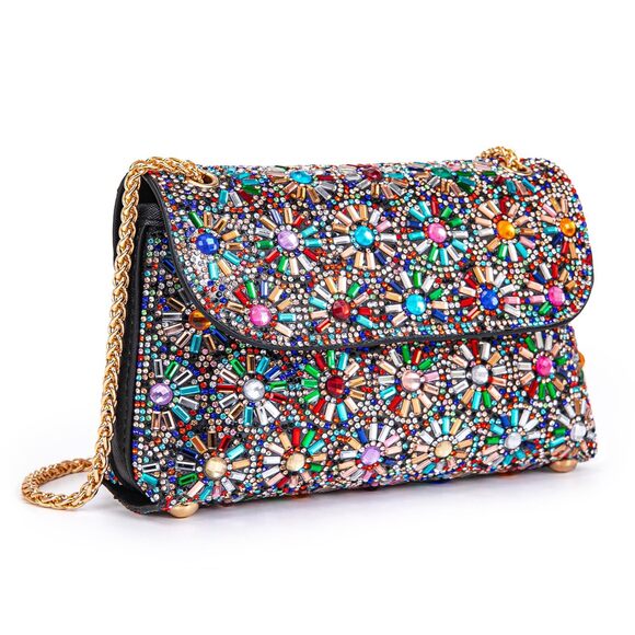 Bbtt.ful Handbags - 9045 Shoulder Bags Crossbody Bag Purses Handbags Crystals Rhinestone